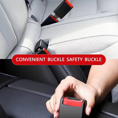 DriveEase 4Piece Car Enhancement Set  Cup Holder Mats  Seat Belt Extenders 4