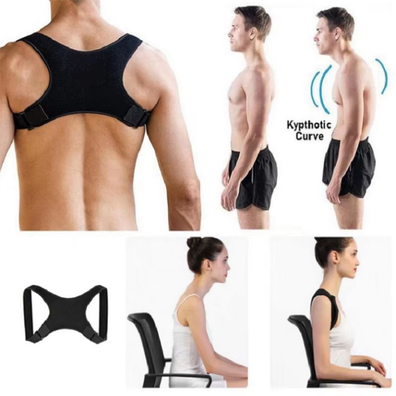 SpineAlign Adjustable Posture Corrector  Back Brace  Shoulder Support For Humpback Prevention 1