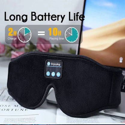 DreamSound 3D Wireless Sleep Mask With Bluetooth Headphones  Builtin HD Speaker Eye Mask 3