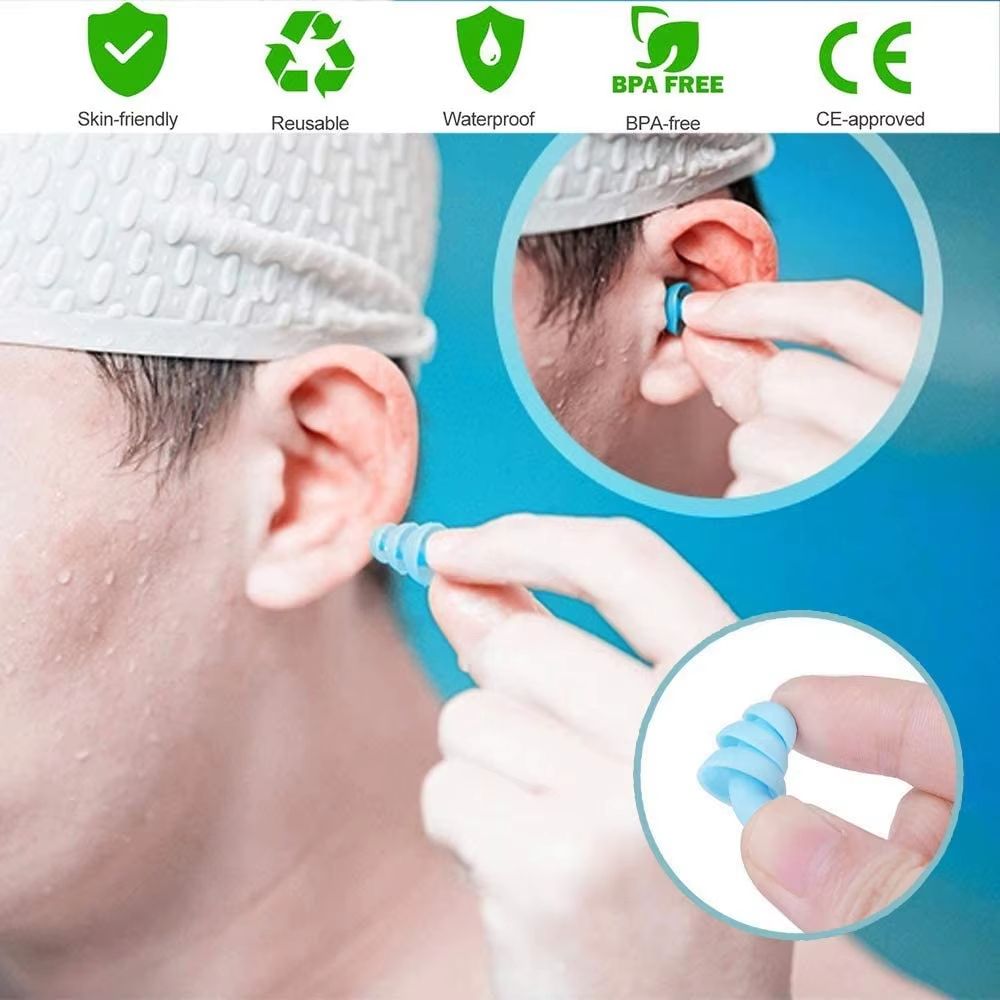 SilentNight Soft Foam Ear Plugs 4Pair Pack  Noise Cancelling Sleep  Snoring Relief 3