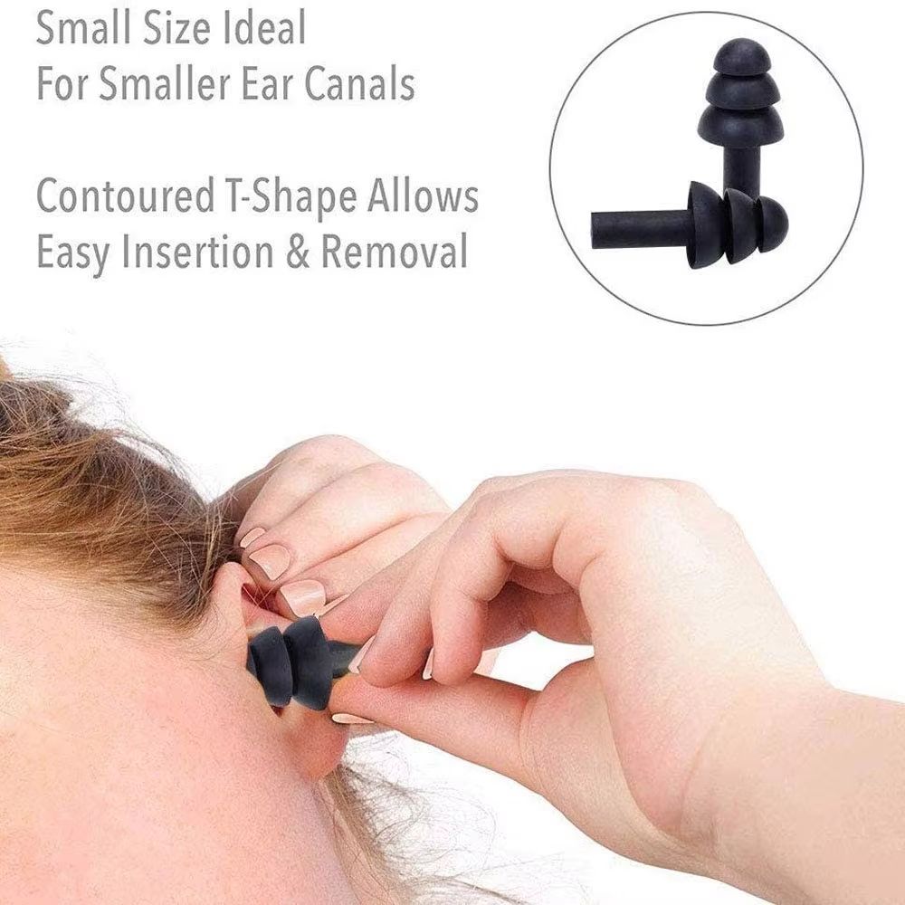 SilentNight Soft Foam Ear Plugs 4Pair Pack  Noise Cancelling Sleep  Snoring Relief 4