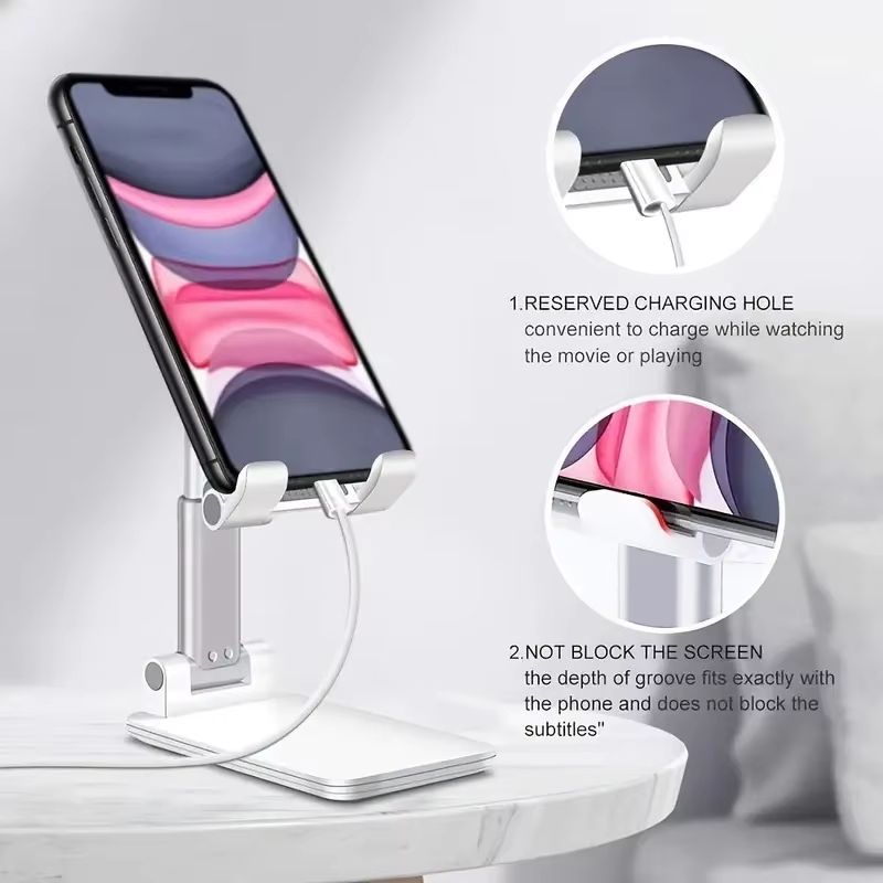 UniversalExtend Adjustable Desk  Tablet Phone Stand  Compatible With IPhone IPad Xiaomi  More 2