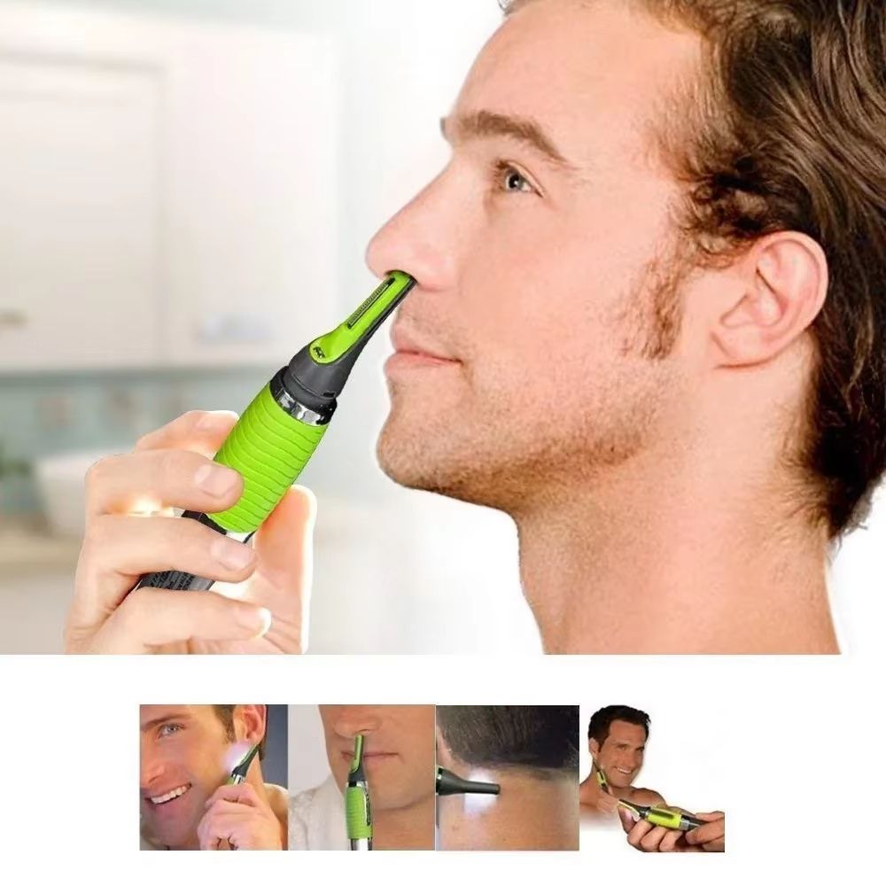 TrimMaster 2in1 Rechargeable Nose  Facial Hair Trimmer  Waterproof Grooming Kit 1