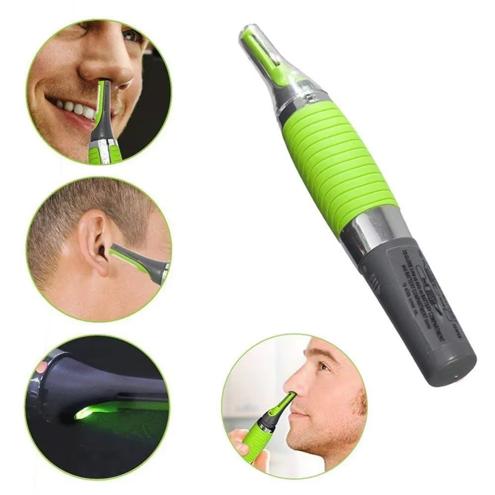 TrimMaster 2in1 Rechargeable Nose  Facial Hair Trimmer  Waterproof Grooming Kit 4
