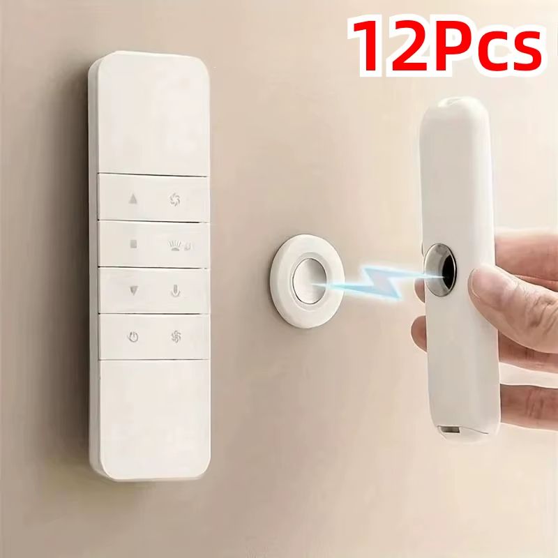 MagnaGrip Self-Adhesive Magnetic Remote Control Holder – Strong Wall Mount for TV & Home Office