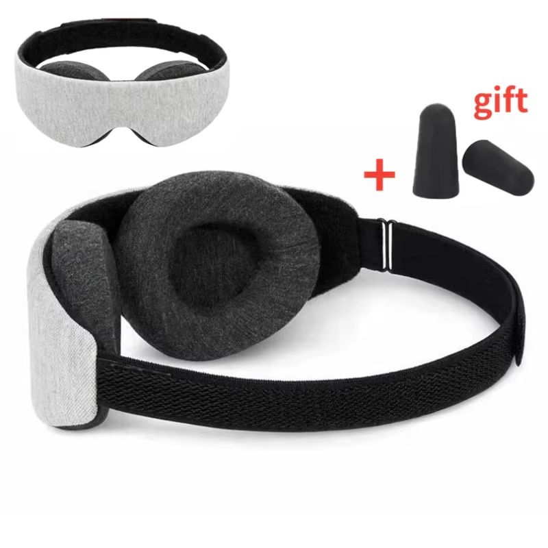 SleepVoid 3D Contoured Sleep Mask  Sanctuary For Travel Daytime Naps  Night Rest 14