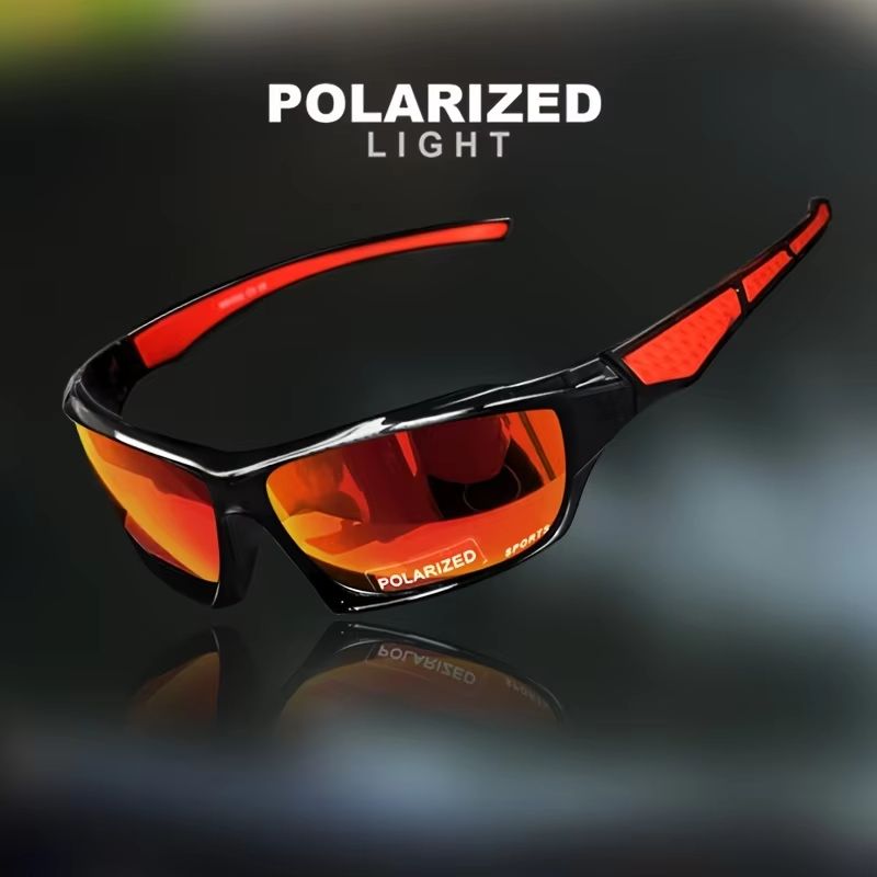 ProGlide 2in1 Sports Polarized Sunglasses  Lightweight NightVision Shades For Cycling Driving  Fish 11
