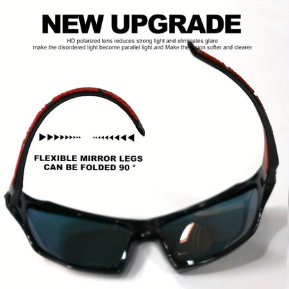 ProGlide 2in1 Sports Polarized Sunglasses  Lightweight NightVision Shades For Cycling Driving  Fish 5