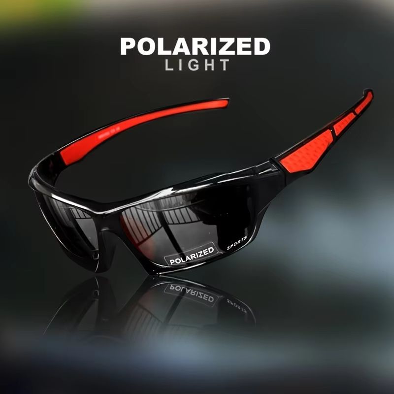 ProGlide 2in1 Sports Polarized Sunglasses  Lightweight NightVision Shades For Cycling Driving  Fish 7