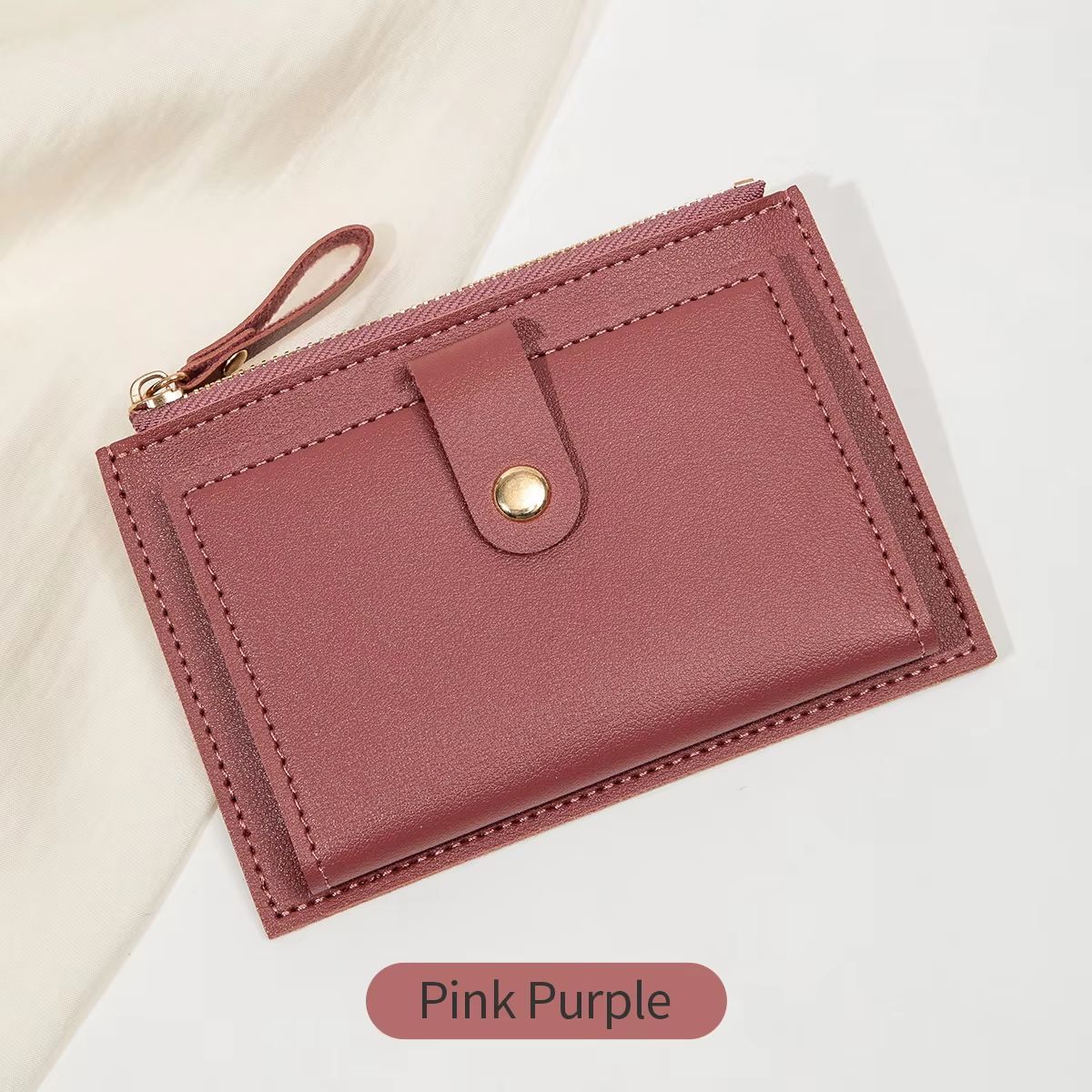 SlimChic UltraThin PU Leather Mini Card Wallet 6