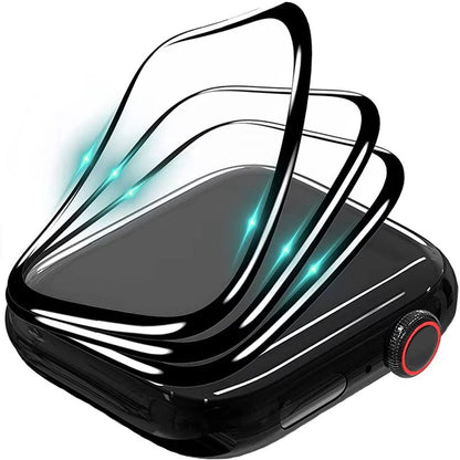 UltraClear Full-Curve Screen Film for Apple Watch – Fits 38/40/41/42/44/45/46/49 mm Series