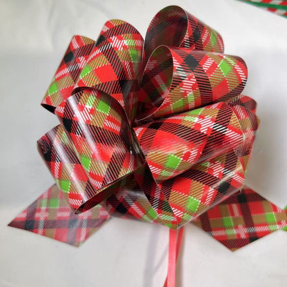 Christmas Gift BowFestive Plastic Ribbon Ties For Wrapping Decorations And Wedding Favors Birthday  3