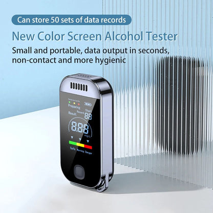 Digital Breath Alcohol Tester With LCD Display And USB Rechargeable NonContact Sensor 6