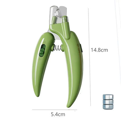 PawRadiant LED Pet Nail Clippers  Safe Grooming For Dogs Cats  Small Animals 9
