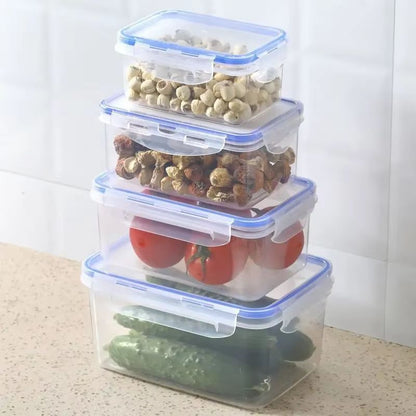 FreshVault Ultra-Sealed Rectangular Storage Box – Large-Capacity Crisper & Microwave-Ready Lunch Box