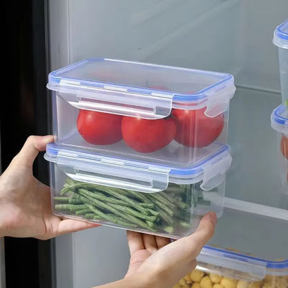 FreshVault UltraSealed Rectangular Storage Box  LargeCapacity Crisper  MicrowaveReady Lunch Box 4