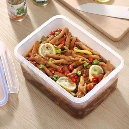 FreshVault UltraSealed Rectangular Storage Box  LargeCapacity Crisper  MicrowaveReady Lunch Box 5