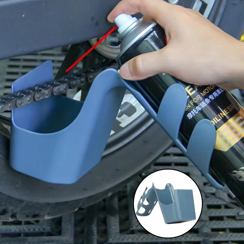 Motorcycle and Bicycle Chain Oil Storage and Cleaning Tool Box