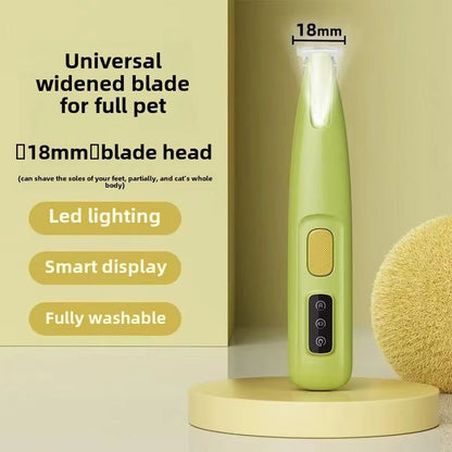 PetPro 18 Mm LED Waterproof Paw Trimmer  Dog  Cat Grooming Clipper 10
