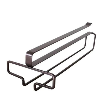 No Drilling Metal Wine Glass Holder Under Cabinet Stemware Rack 9