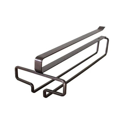 No Drilling Metal Wine Glass Holder Under Cabinet Stemware Rack 5