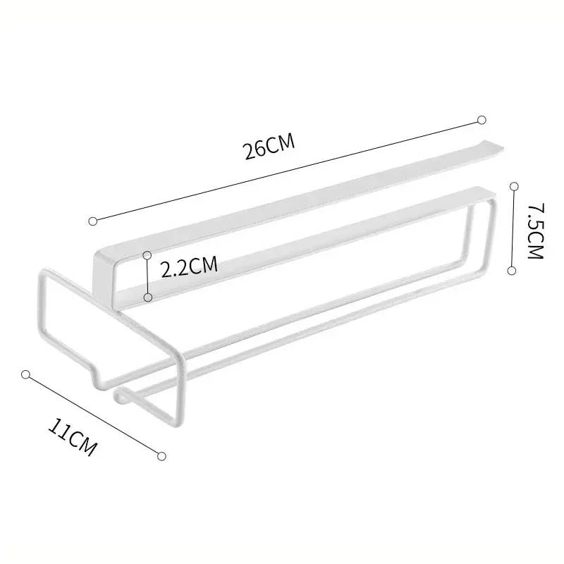 No Drilling Metal Wine Glass Holder Under Cabinet Stemware Rack 6