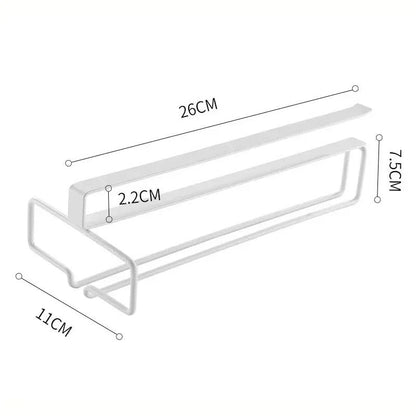 No Drilling Metal Wine Glass Holder Under Cabinet Stemware Rack 6