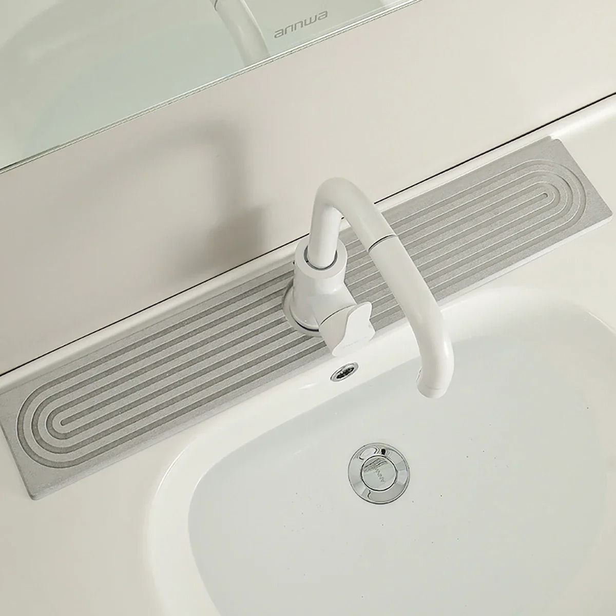 Super Absorbent Fast Drying Faucet Mat  Diatomite Stone Sink Tray For Kitchen And Bathroom 11