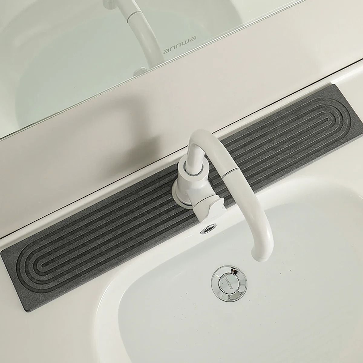 Super Absorbent Fast Drying Faucet Mat  Diatomite Stone Sink Tray For Kitchen And Bathroom 8