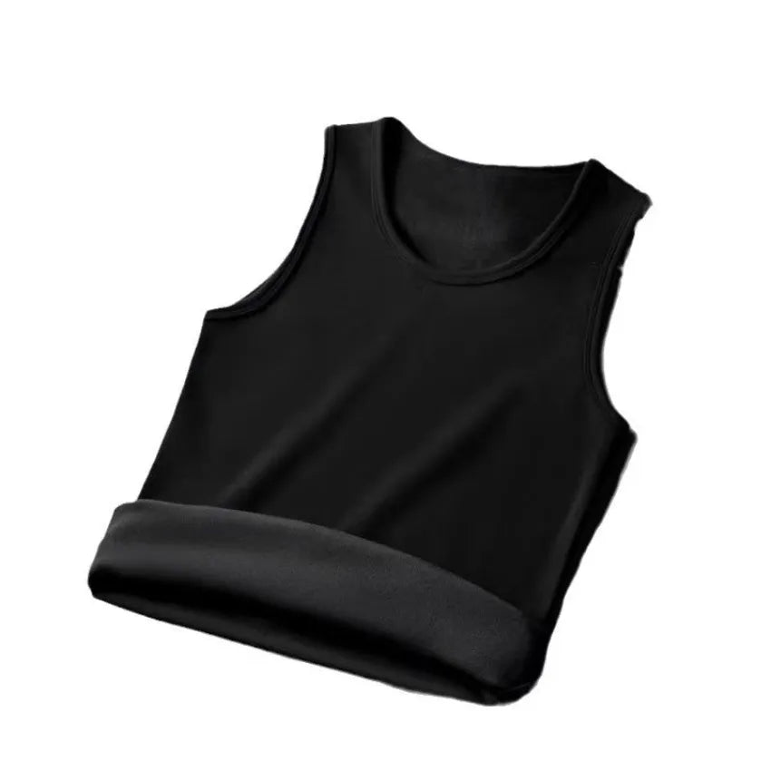 Autumn Winter Thermal Underwear Mens Sleeveless Vest Warm Thickening Thermo Lingerie Thermal Unders 3