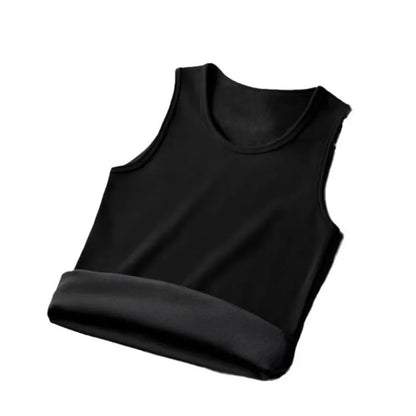 Autumn Winter Thermal Underwear Mens Sleeveless Vest Warm Thickening Thermo Lingerie Thermal Unders 3