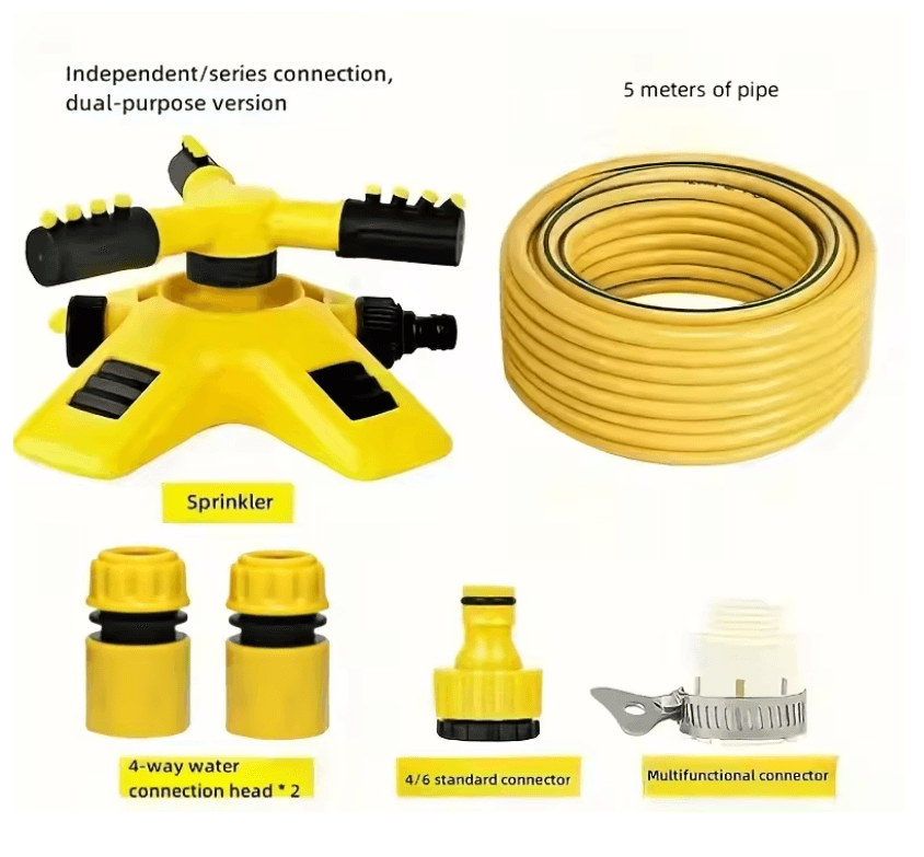 AquaSpin 360 Rotating Garden Sprinkler Head 5