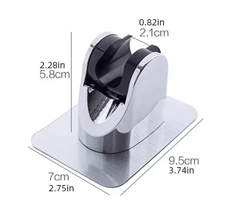 FlexMount Adjustable Showerhead Holder 3