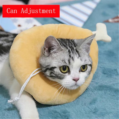 ComfortGuard Toast  Avocado Soft Cotton ECollar  Adjustable WoundProtection Shield For Dogs  Cats 14