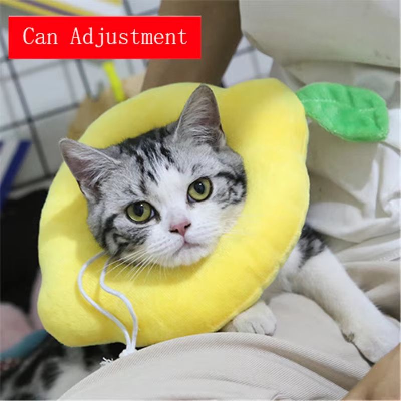ComfortGuard Toast  Avocado Soft Cotton ECollar  Adjustable WoundProtection Shield For Dogs  Cats 6