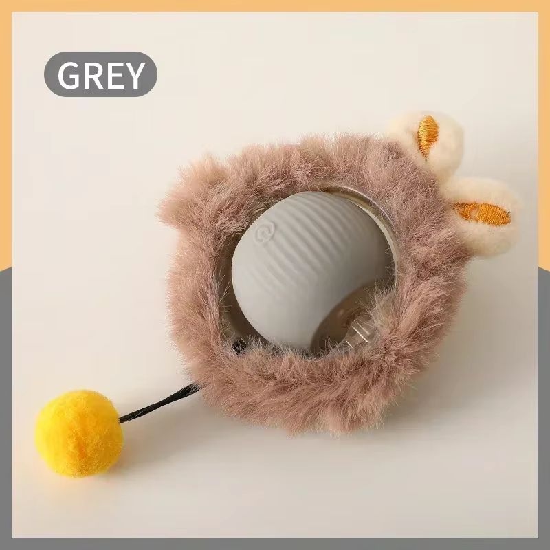WhiskerSpin Smart Rolling Toy Ball  USB Rechargeable Auto Teaser For Cats  Pets 6