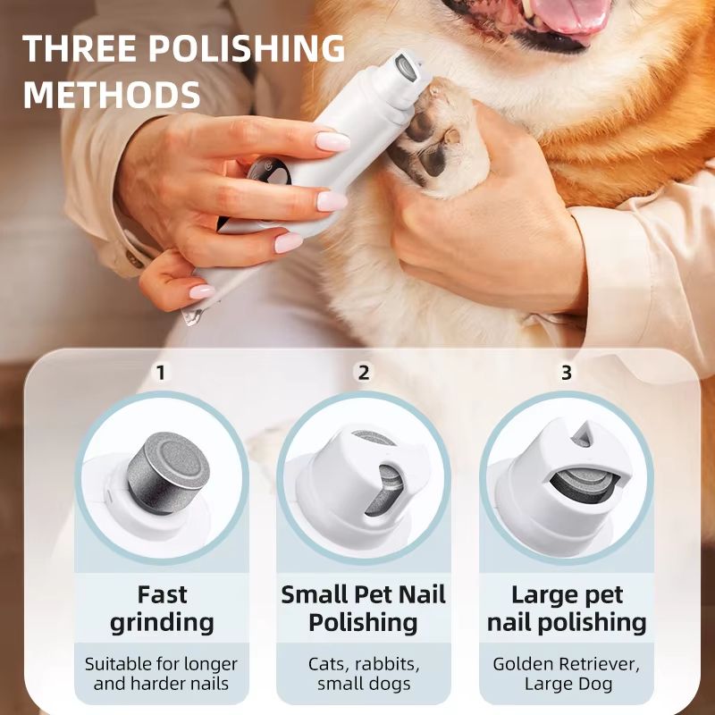 PawPrecise LED Waterproof Dog  Cat Paw Trimmer  Rechargeable Grooming Clipper 3