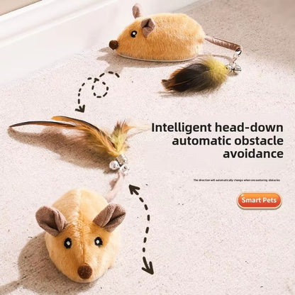 WhiskerChase AutoMouse Toy  Interactive Sensing Electronic Mouse For Cats  Pets 2
