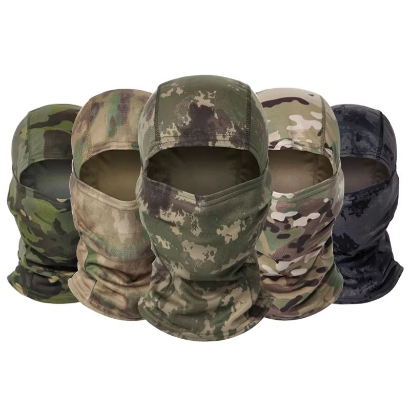 CamoShield Full-Face Balaclava – Camouflage Mask for Cycling, Riding & Outdoor Sports