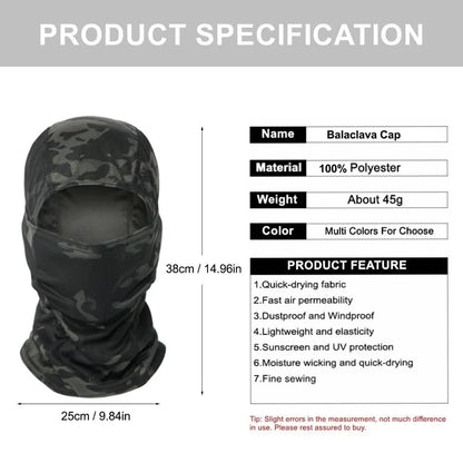 CamoShield FullFace Balaclava  Camouflage Mask For Cycling Riding  Outdoor Sports 2