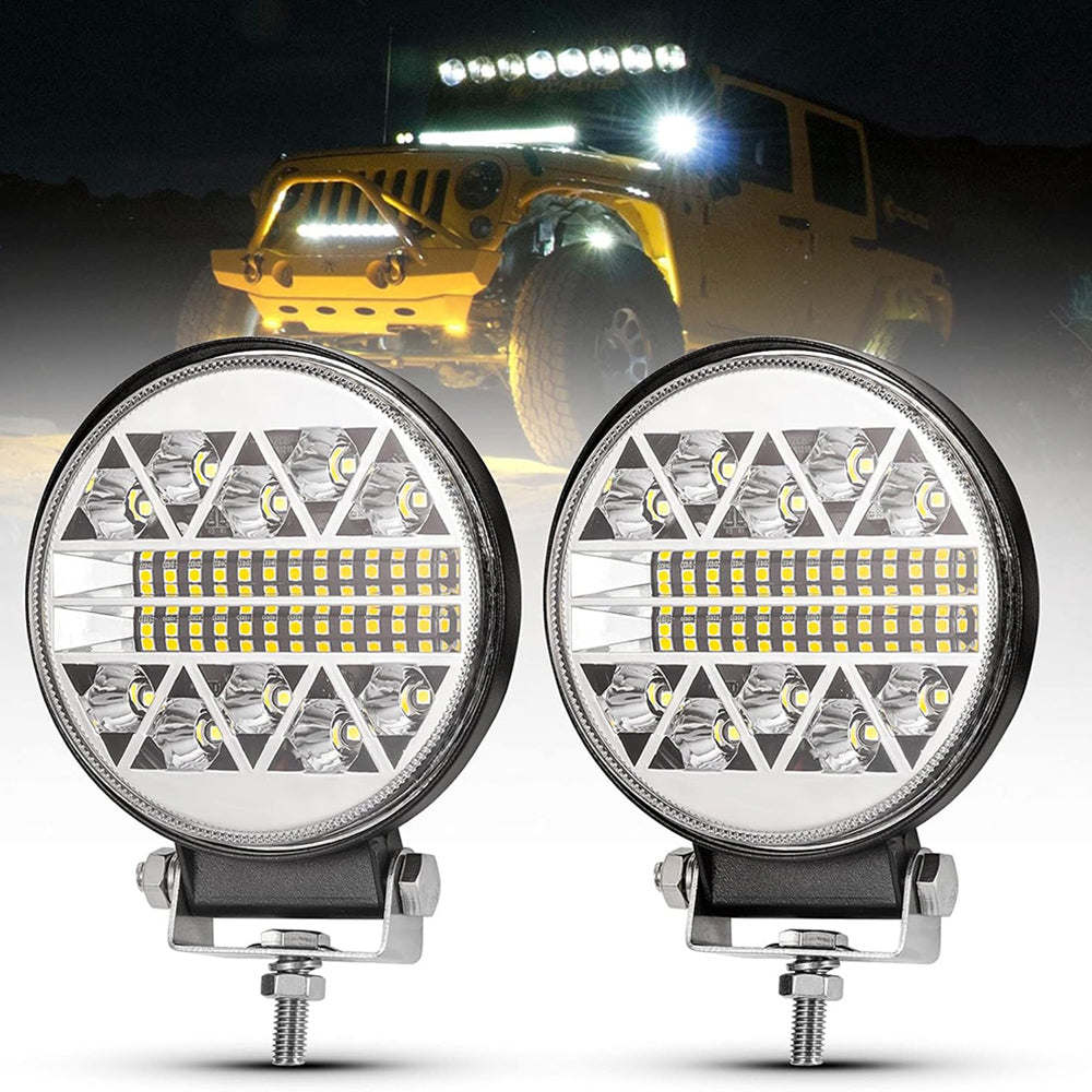 Offroad LED Work Light Bar, Bright Spotlights, Headlights, Driving Fog Lamp for Tractor, SUV, ATV Accessories