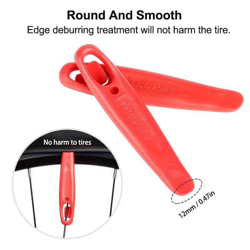 ProRide Nylon 3Pc Bicycle Tire Lever Set  Lightweight Tire Pry Bar Tool Kit 4