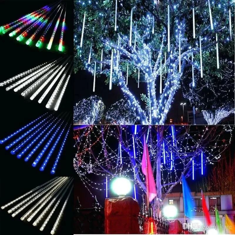 LED Meteor Shower Rain String Lights For Outdoor And Indoor Decor 2