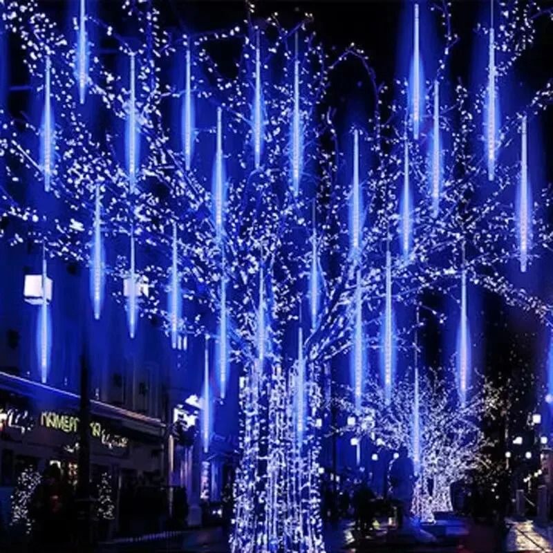 LED Meteor Shower Rain String Lights For Outdoor And Indoor Decor 3