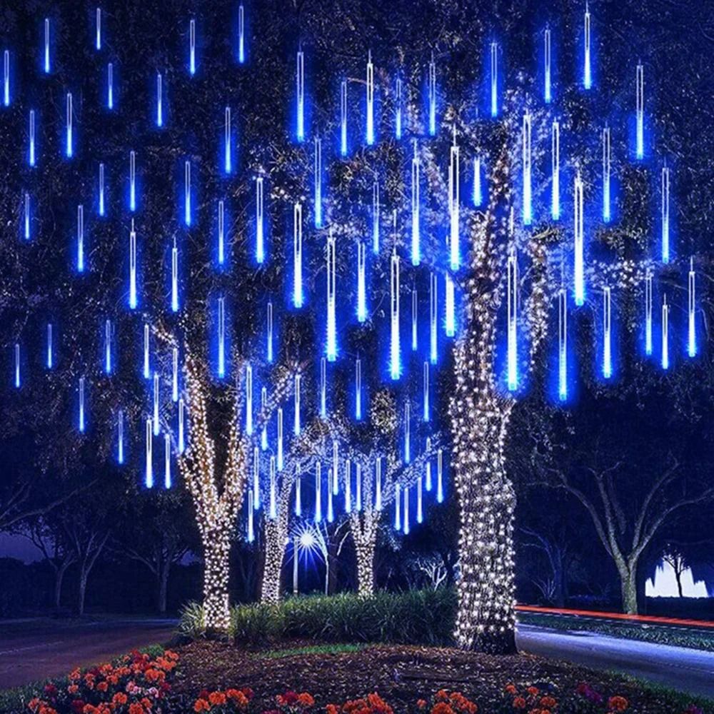 LED Meteor Shower Rain String Lights For Outdoor And Indoor Decor 4