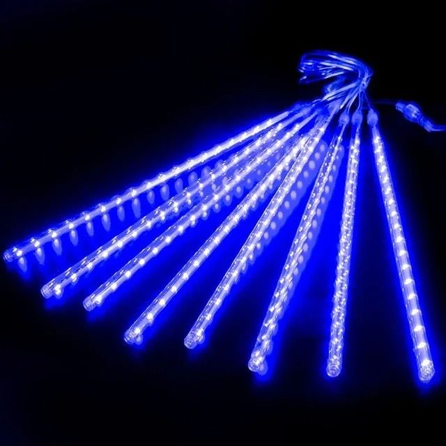LED Meteor Shower Rain String Lights For Outdoor And Indoor Decor 6