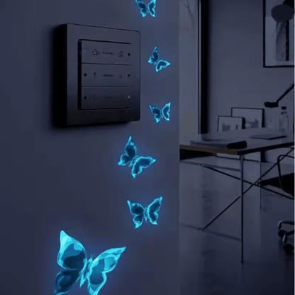 LumiWings Glow in the Dark Butterfly Wall Stickers