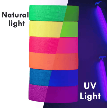 GlowTape Neon Fluorescent Gaffer Tape Set 1