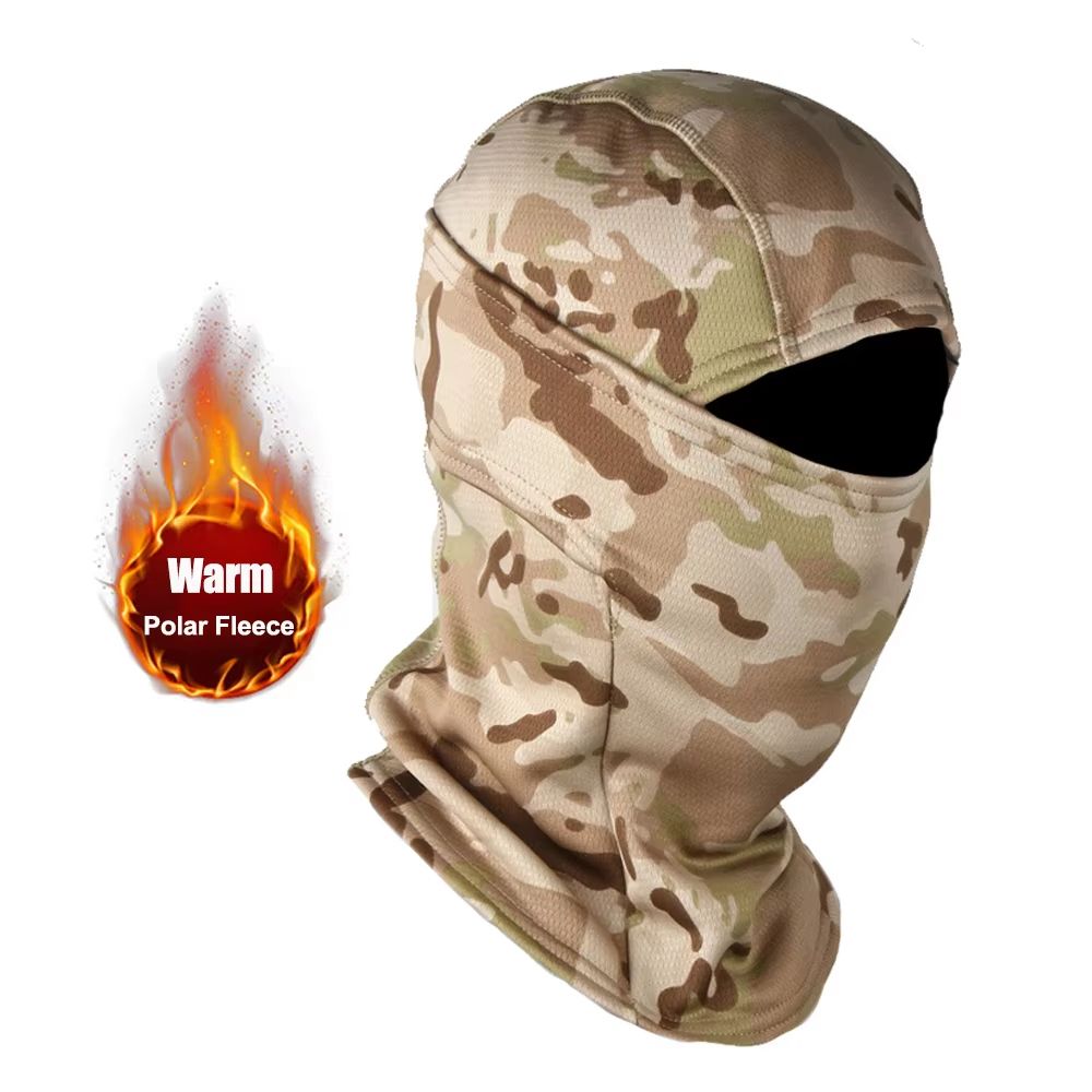 CamoShield Thermal Fleece Balaclava  FullFace Winter Mask For Cycling Ski Motorcycle Outdoor 11