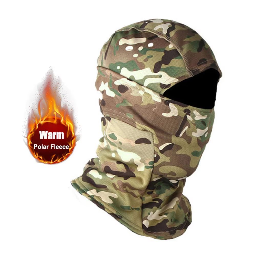 CamoShield Thermal Fleece Balaclava  FullFace Winter Mask For Cycling Ski Motorcycle Outdoor 7